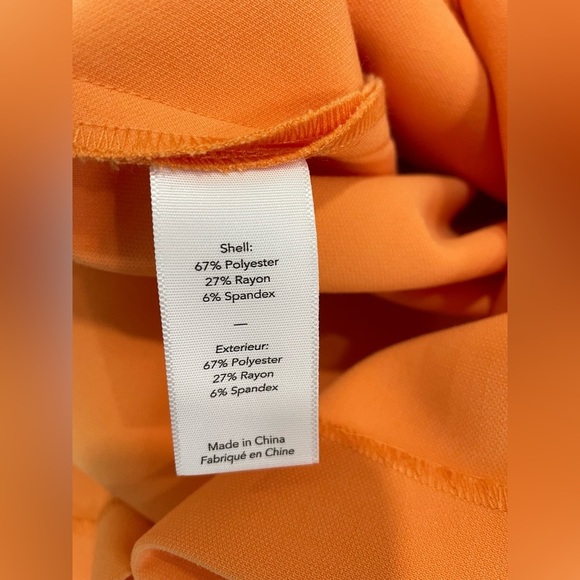 LIKELY Driggs Dress Orange Strapless‎ Ruffle Dress NWT Size 8 - Picture 7 of 9